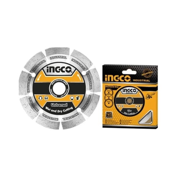 Диск алмазный сегментированный 125х22 мм INGCO DMD011254
