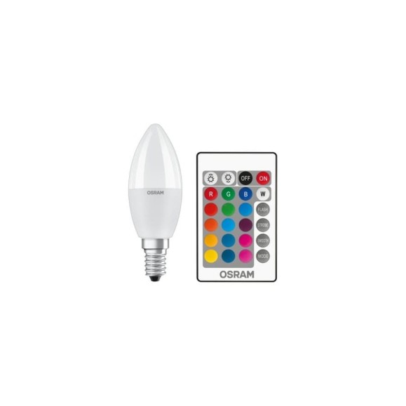 Светодиодная лампа Osram LED SC LB40REM 5,5W/827 230V FR E14 4x1 4058075430853 Светодиодная лампа Osram LED SC LB40REM 5,5W/827 230V FR E14 4x1 4058075430853