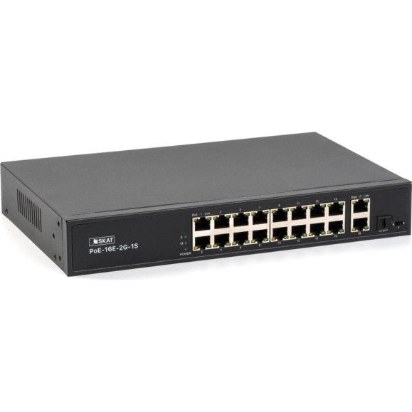 Коммутатор Бастион skat poe-16e-2g-1s 4075 Коммутатор Бастион skat poe-16e-2g-1s 4075