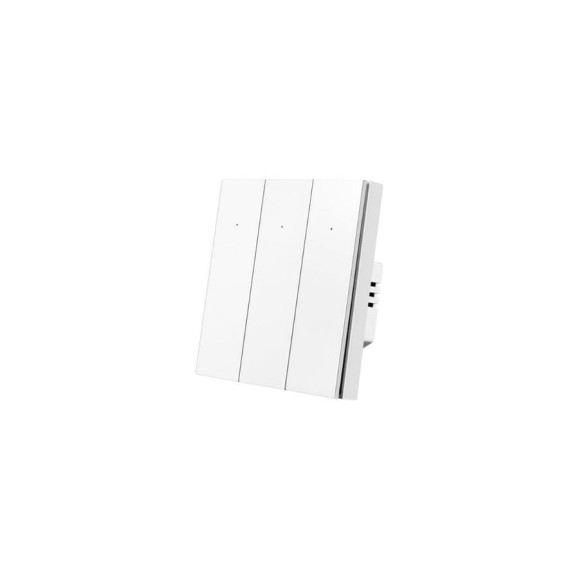 Умный Zigbee выключатель Roximo трехкнопочный, белый SZBTN01-3W