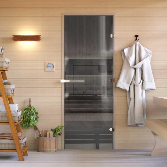 Дверь DoorWood графит. 1800x700 мм DW03548