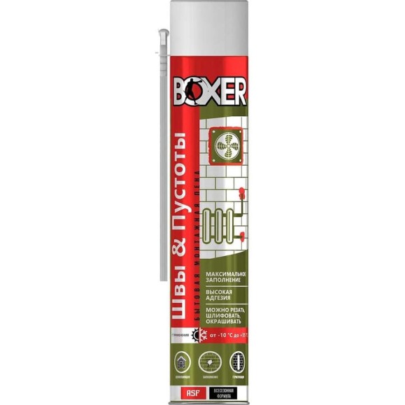 Монтажная всесезонная пена Boxer 600 мл BOXER75006