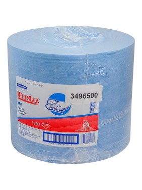 Нетканый материал KIMBERLY-CLARK PROF 1-сл 374 м в рулоне н317хd375 мм wypall x60 синий 1/1 KC-34965