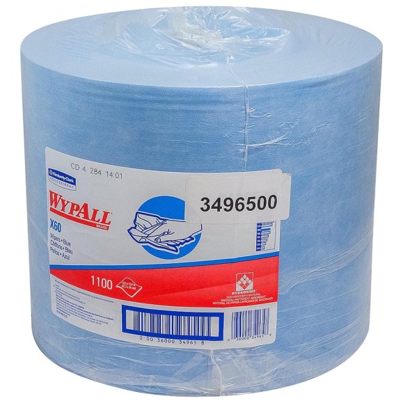 Нетканый материал KIMBERLY-CLARK PROF 1-сл 374 м в рулоне н317хd375 мм wypall x60 синий 1/1 KC-34965 Нетканый материал KIMBERLY-CLARK PROF 1-сл 374 м в рулоне н317хd375 мм wypall x60 синий 1/1 KC-34965