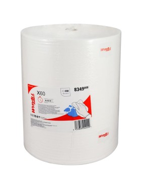 Материал нетканый 1-сл 247 м в рулоне н420хd330 мм wypall x60 белый ''kimberly-clark'' 1/1 KIMBERLY-CLARK PROF KC-8349