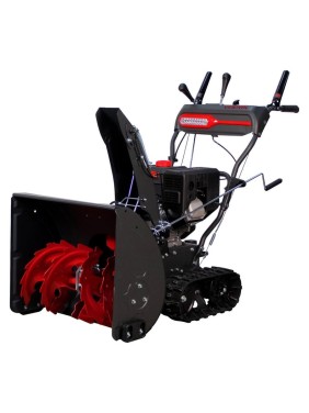 Бензиновая снегоуборочная машина VERTON ice sb-961lte 5,7 квт, 9 л.с, v 270 см3,шир/выс 61/51 см, гусеницы, фара, электрозапуск 01.9676.14794