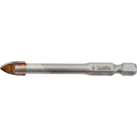 Сверло по стеклу для дрелей 1/4" 8х70мм Makita D-15970