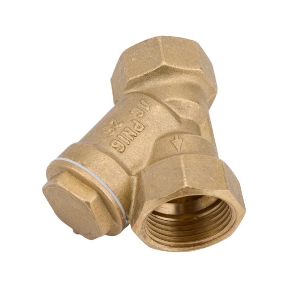 Латунный Y-образный фильтр VALFEX 46Б5фт1 Ду25 Ру25 м/м VF.192.L00.100 036-1226