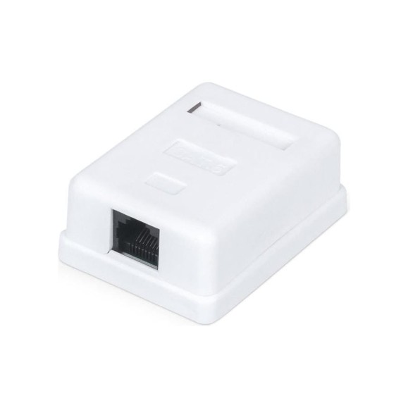 Настенная компьютерная розетка, 1 порт, cat.6(класс е), 250мгц, rj45/8p8c, dual idc t568a/b, неэкр Ripo белая 003-500051
