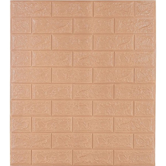 Комплект 3d панелей для стен LAKO классический кирпич кофе, 70x77 см, 5 шт. LKD-01-04-513-KO