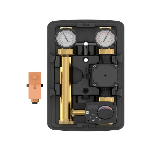 Насосная группа Meibes MeiFlow TOP S MC-CV DN25 с электронным термостатом, без насоса M45990EA Насосная группа Meibes MeiFlow TOP S MC-CV DN25 с электронным термостатом, без насоса M45990EA
