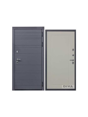Дверь DIVA МД-39 2050x960 мм, правая, Серая-Н10 Софт Шампань УТ-00075480