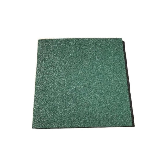 Полнотелая плитка из резиновой крошки Rezcon 500x500x10 мм, зеленая Pp50050010gr