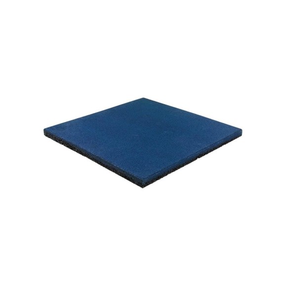 Полнотелая плитка из резиновой крошки Rezcon 500x500x20 мм, синяя Pp50050020bl