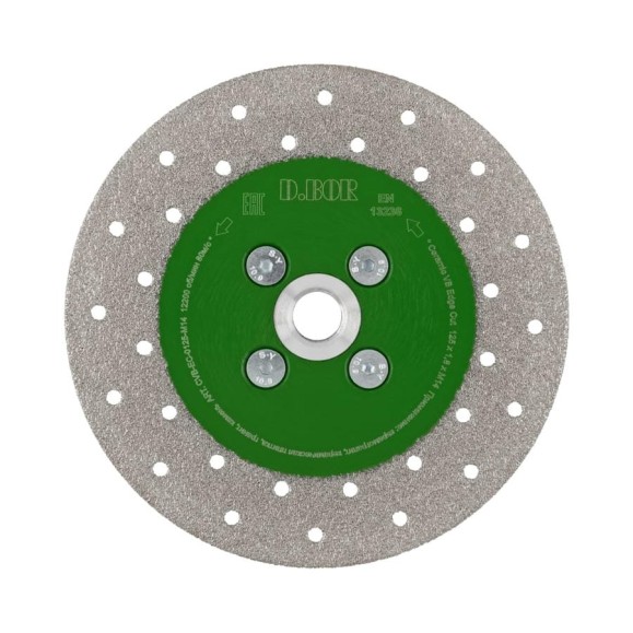 Алмазный диск Ceramic VB Edge Cut 125x1.8 мм, М14 D.BOR D-CVB-EC-0125-M14