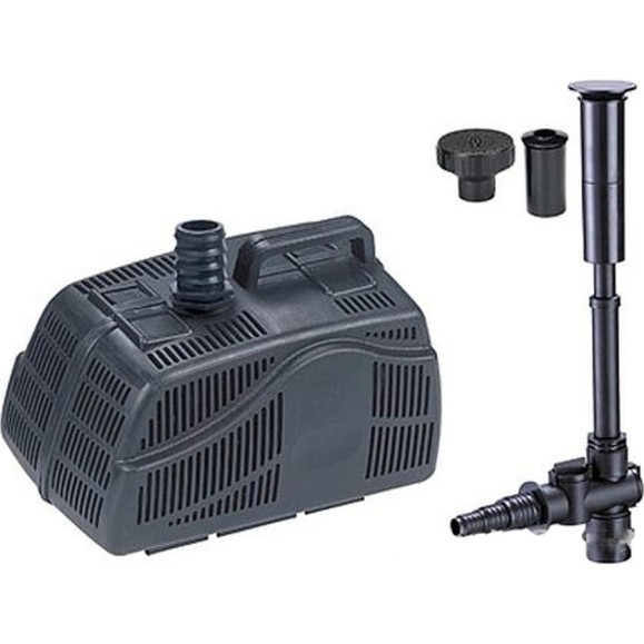 Фонтанный насос Jebao 750 л/ч, 1.5 м, 12 Вт, шнур 10 м, с насадками WPG-200+FT02