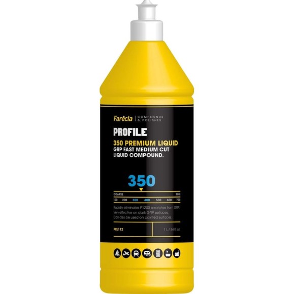 Полировальная эмульсия Profile 350 Premium Liquid Compound 1 л Farecla PRL112 Полировальная эмульсия Profile 350 Premium Liquid Compound 1 л Farecla PRL112