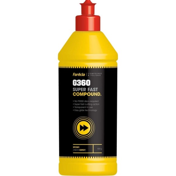 Абразивная полировальная паста G360 Super Fast Compound 0.5 кг Farecla SFC501
