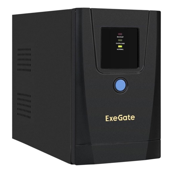 Источник бесперебойного питания ExeGate SpecialPro UNB-6C13, RJ45 11,USB, металлический корпус, Black 292768