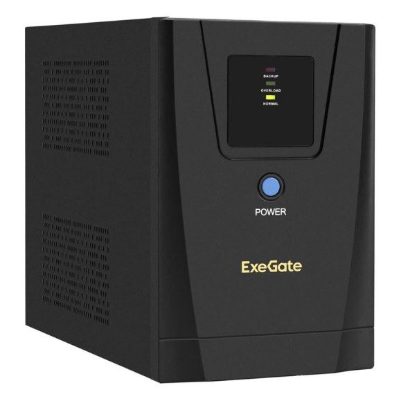 Источник бесперебойного питания ExeGate SpecialPro UNB-12C13, съемный кабель, металлический корпус, Black 292793