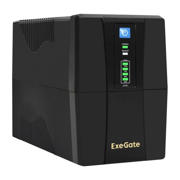 Источник бесперебойного питания ExeGate SpecialPro UNB-2C13, RJ45 11, USB, металлический корпус, Black 292607