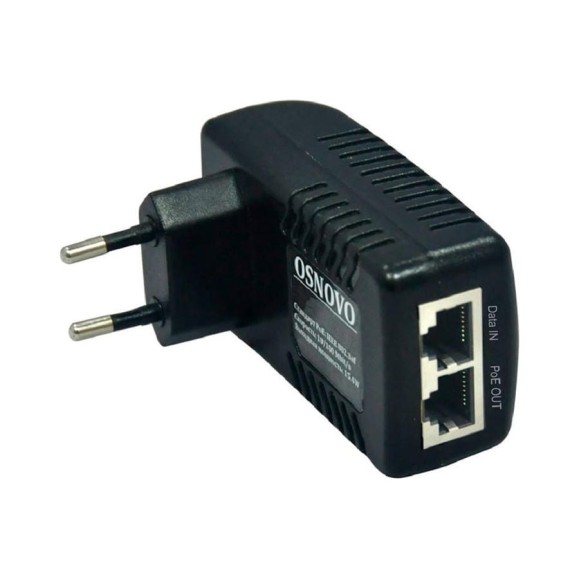 PoE-инжектор OSNOVO Midspan-1/151 Fast Ethernet на 1 порт. sct0710