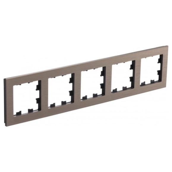 5-ая рамка Systeme Electric Atlasdesign nature металл латунь ATN312205 5-ая рамка Systeme Electric Atlasdesign nature металл латунь ATN312205
