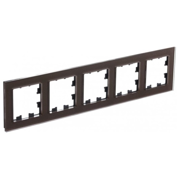 5-ая рамка Systeme Electric Atlasdesign nature стекло мокко ATN320605 5-ая рамка Systeme Electric Atlasdesign nature стекло мокко ATN320605