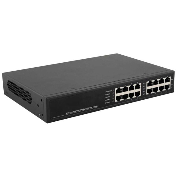 PoE-инжектор OSNOVO Midspan-8/150RG Gigabit Ethernet на 8 портов. sct0987 PoE-инжектор OSNOVO Midspan-8/150RG Gigabit Ethernet на 8 портов. sct0987