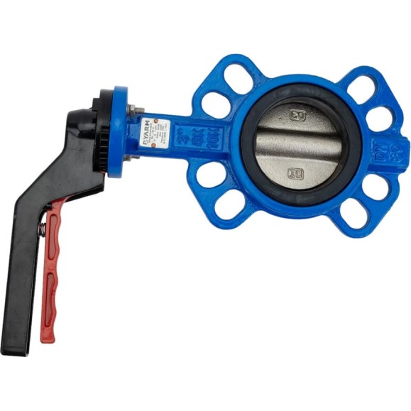 Поворотный затвор DYARM -ZP-080-16-G-G-E-HT (синий), DN080, PN16, межфланцевый/корпус GGG40/диск GGG40/уплотнение EPDM HT, с ручкой 4687203187149 Поворотный затвор DYARM -ZP-080-16-G-G-E-HT (синий), DN080, PN16, межфланцевый/корпус GGG40/диск GGG40/уплотнение EPDM HT, с ручкой 4687203187149