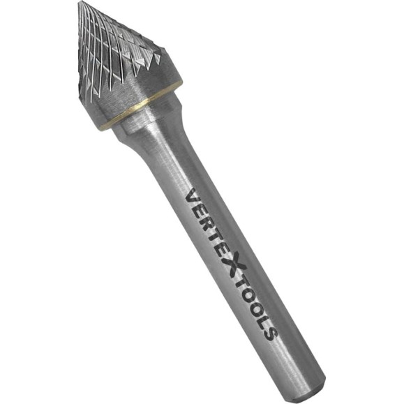 Бор-фреза по металлу твердосплавная, зенкер 60 град., тип J, 12 мм vertextools 3647-12