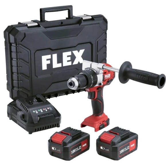 Аккумуляторный ударный шуруповерт FLEX PD 2G 18.0-EC FS55BC/5.0 516171 Аккумуляторный ударный шуруповерт FLEX PD 2G 18.0-EC FS55BC/5.0 516171