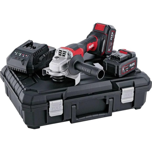 Аккумуляторная угловая шлифовальная машина FLEX l 125 18.0-ec/5.0 set 530496 Аккумуляторная угловая шлифовальная машина FLEX l 125 18.0-ec/5.0 set 530496