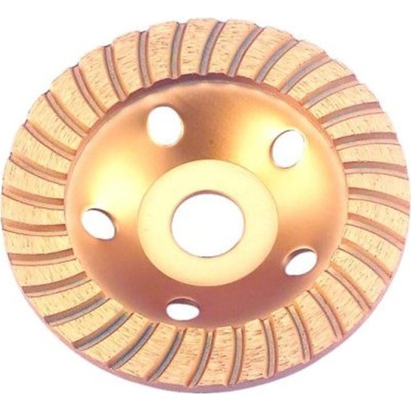 Алмазная чашка по бетону стд-147 150 мм, TURBO, желтая Strong стд-14700150