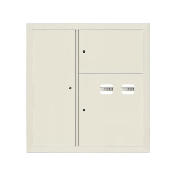 Этажный щит EKF 2 кв, слаботочка слева RAL9002, 1000x950x150, PROxima mb29-v-2z-ral9002