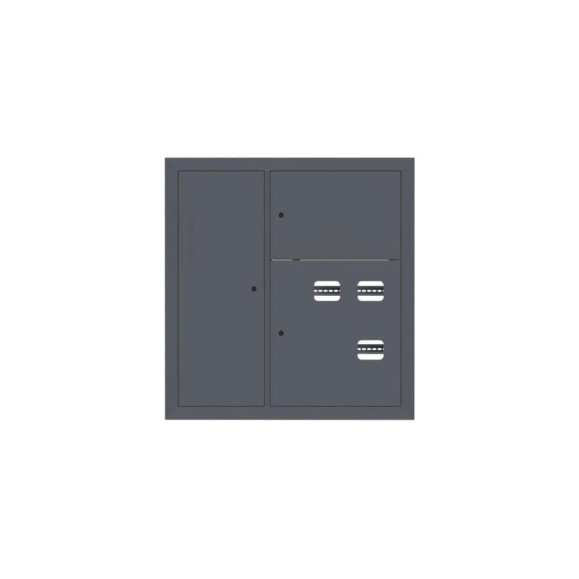 Этажный щит EKF 3 кв, слаботочка слева RAL7016, 1000x950x150, PROxima mb29-v-3z-ral7016
