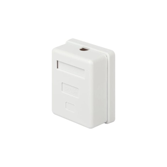 Компьютерная розетка ЭРА RJ45 категория 5е экранированная, 1 порт Б0056903