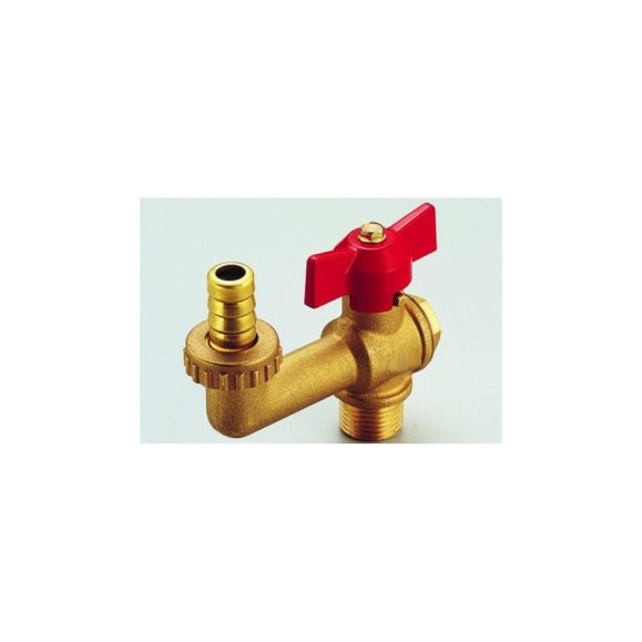 Кран Tiemme 1" шаровой, садовый, угловой 2950043/2970G2806 Кран Tiemme 1" шаровой, садовый, угловой 2950043/2970G2806