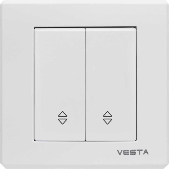 Выключатель Metronex Electric Palermo двуклавишный реверсивный FVK040202BEL