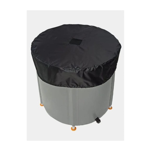 Емкость с крышкой EKUD 1500 л, h=100см, металлические стойки, 1500L1001 EKUD1500L1001