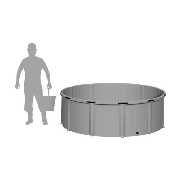 Емкость EKUD 2500 л, h=70см, металлические стойки, 2500L70 EKUD2500L70 Емкость EKUD 2500 л, h=70см, металлические стойки, 2500L70 EKUD2500L70