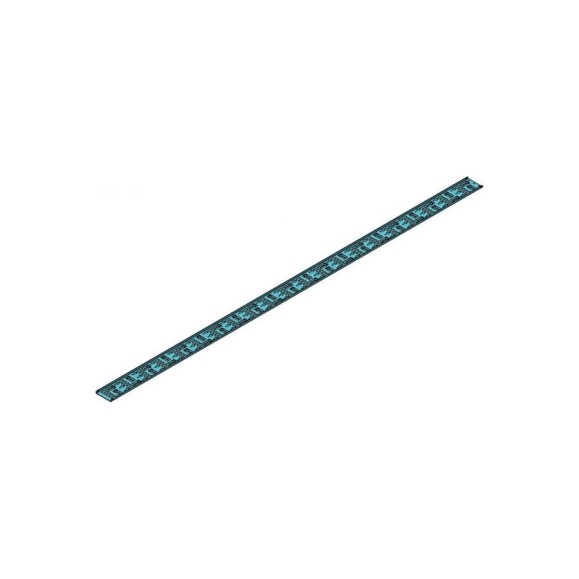 Перфорированный вертикальный кабельный организатор-лоток CDV-M-75x9-42U-RAL9005 75x9 мм, высотой 1868 мм, для шкафа серии TTR, TTB, для шкафа высотой 42U, черный Hyperline 485836