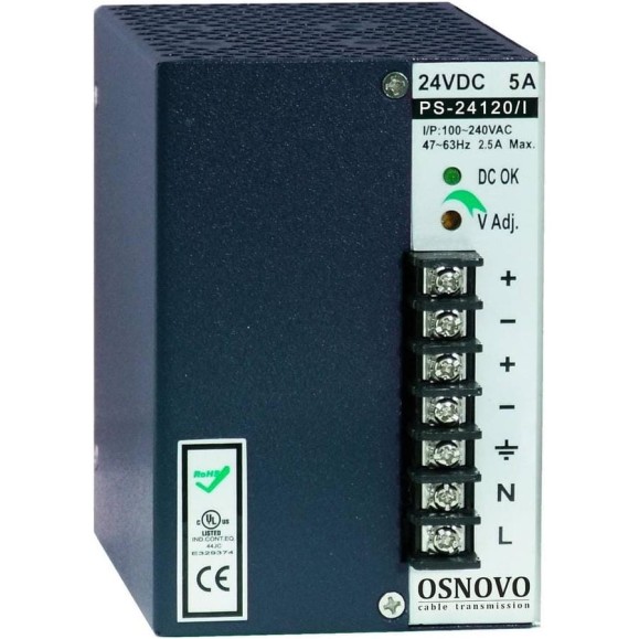 Промышленный блок питания OSNOVO PS-24120/I sct0966