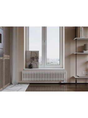 Вертикальный стальной радиатор GUARDO Torre 3D 400х1082 мм, 22 секций, S=9м², нижнее правое подключение 3D-0400-22 NK-VER-R R9016(M) Вертикальный стальной радиатор GUARDO Torre 3D 400х1082 мм, 22 секций, S=9м², нижнее правое подключение 3D-0400-22 NK-VER-R R9016(M)