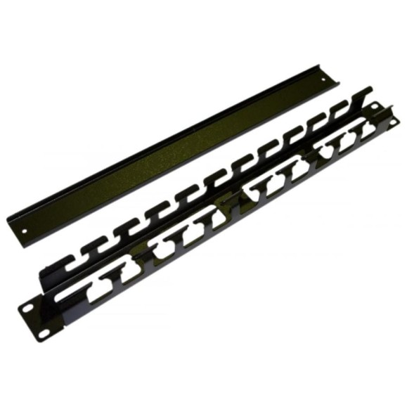 Кабельный организатор металлический с крышкой 19" 1U Hyperline CM-1U-ML-COV 16489