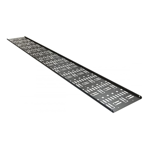 Перфорированный вертикальный кабельный организатор-лоток Hyperline CDV-150x9-22U-RAL9005 150 443439