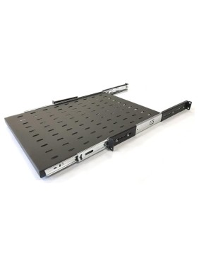 Выдвижная полка Hyperline TSS3-600-RAL9004 с 19'' креплением, глубина 600 мм 445961