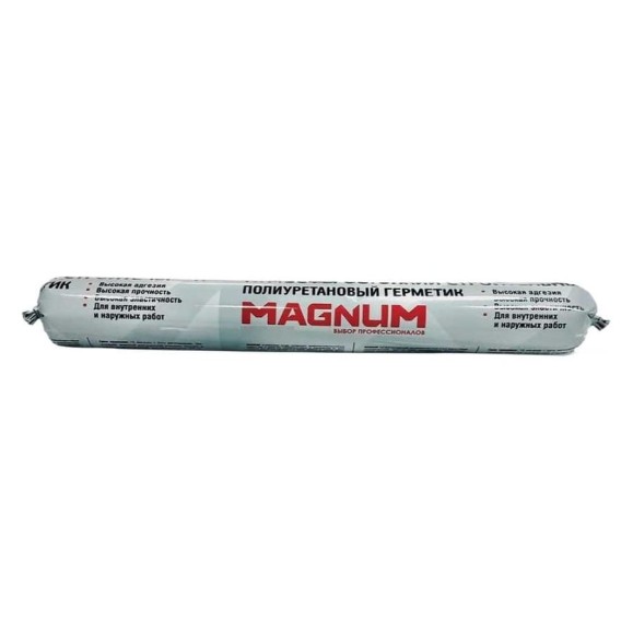 Атмосферостойкий строительный полиуретановый герметик Magnum серый, 900 г М-007-3-600 Атмосферостойкий строительный полиуретановый герметик Magnum серый, 900 г М-007-3-600