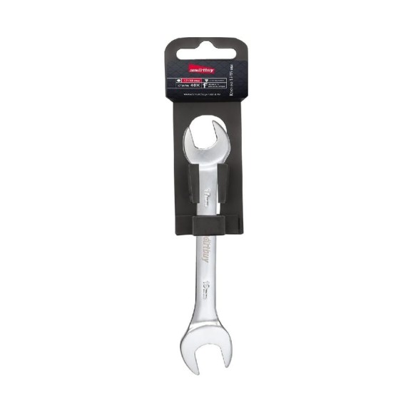 Рожковый ключ Smartbuy 17 мм, 19 мм, хромированный, 40x, tools SBT-UWS-17-19p1 Рожковый ключ Smartbuy 17 мм, 19 мм, хромированный, 40x, tools SBT-UWS-17-19p1