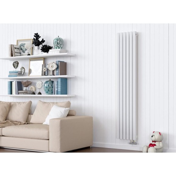 Вертикальный стальной радиатор GUARDO Retta 6P-1800-03 BK-VER R9016(M) Вертикальный стальной радиатор GUARDO Retta 6P-1800-03 BK-VER R9016(M)